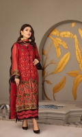 Embroidered Chiffon Front Embroidered Chiffon Back Embroidered Chiffon Sleeves Embroidered Chiffon Front + Back + Sleeves Patch Embroidered Chiffon Dupatta Dyed Grip Trouser