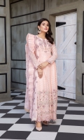 Embroidered Chiffon Front Embroidered Chiffon Front + Back Body Embroidered Chiffon Back Embroidered Chiffon Sleeves Embroidered Chiffon Front + Back + Sleeves + Neckline Patch Embroidered Chiffon Dupatta Embroidered Trouser Patch Dyed Raw Silk Trouser