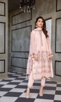 Embroidered Chiffon Front Embroidered Chiffon Front + Back Body Embroidered Chiffon Back Embroidered Chiffon Sleeves Embroidered Chiffon Front + Back + Sleeves + Neckline Patch Embroidered Chiffon Dupatta Embroidered Trouser Patch Dyed Raw Silk Trouser