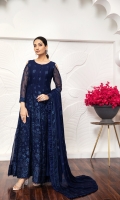 Embroidered Chiffon Front Embroidered Chiffon Back Embroidered Chiffon Front Back Body Embroidered Chiffon Sleeves Embroidered Front + Back Patch (2) Embroidered Chiffon Dupatta Dyed Grip Trouser