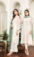 Embroidered Chiffon Front Embroidered Chiffon Back Embroidered Chiffon Sleeves Embroidered Chiffon Front + Back Patch Embroidered Neckline Patch Embroidered Chiffon Dupatta Embroidered Dupatta Patch Dyed Raw Silk Trouser