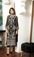 Embroidered Chiffon Front Embroidered Chiffon Back Embroidered Chiffon Side Kalli Embroidered Chiffon Sleeves Embroidered Chiffon Front + Back Patch (2) Embroidered Chiffon Dupatta Dyed Grip Trouser