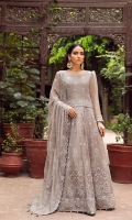 Embroidered Chiffon Front Kali Embroidered Chiffon Back Kali Embroidered Chiffon Front Body Embroidered Chiffon Back Body Embroidered Chiffon Sleeves Embroidered Chiffon Sleeves Patch Embroidered Chiffon  Front + Back Patch 2 Embroidered Chiffon Dupatta Embroidered Chiffon Dupatta Patch 2 Dyed Raw Silk Trouser