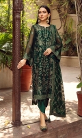 Embroidered Chiffon Front Embroidered Chiffon Back Embroidered Chiffon Side Kali Embroidered Chiffon Front + Back Patch  Embroidered Chiffon Sleeves Embroidered Chiffon Sleeves Patch Embroidered Chiffon Dupatta Embroidered  Chiffon Dupatta Patch Dyed Russian Grip Trouser