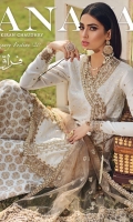 • Embroidered Lawn Shirt Front • Embroidered Lawn Shirt Back • Embroidered Lawn Sleeves • Embroidered Neckline Trim • Embroidered Shirt Hem Border • Embroidered Shirt Corner Motifs • Embroidered Shirt Back Border • Embroidered Sleeves Border • Embroidered Net Dupatta • Embroidered Dupatta Pallu • Embroidered Dupatta Border • Cambric Cotton Screen Print Sharara