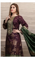 Three Pcs Viscose broshia banarsi suit