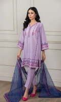 Shirt & Dupatta Shirt Material: Lawn Dupatta Material: Organza Ready to Wear Embroidery