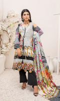 Shirt: Printed Lawn Shirt Dupatta: Printed Lawn Dupatta Trouser: Cambric Trouser