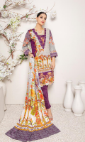 Shirt: Printed Lawn Shirt Dupatta: Printed Lawn Dupatta Trouser: Cambric Trouser