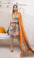 Shirt: Printed Lawn Shirt Dupatta: Printed Lawn Dupatta Trouser: Cambric Trouser