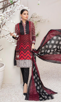 Shirt: Printed Lawn Shirt Dupatta: Printed Lawn Dupatta Trouser: Cambric Trouser