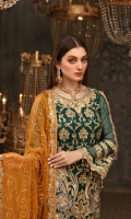 embroidered chiffon unstitched three piece suit