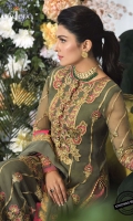 Embroidered Organza Suits Unstitched 3 Piece