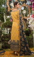 Embroidered raw silk front (W=26