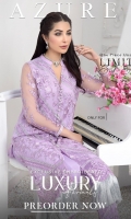Heavy Sequins Embroidered Net Front : 0.82 Yards (Length 40”, Width 30”) Embroidered Net Back : 0.82 Yards (Length 40”, Width 30”) Embroidered Net Sleeves : 0.6 Yards Shirt Length 40”  * Inner Fabric Included