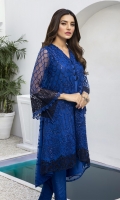 Sequins Embroidered Net Front: 0.82yards Embroidered Net Back: 0.82yards Sequins Embroidered Net Sleeves: 0.62yards Shirt Length: 40”+ Shirt width: 30” Inner Fabric Included