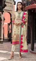 • 3M Digital Printed Royal Khaddar Shirt • 2.5M Digital Printed Royal Khaddar Dupatta • 2.5M Dyed Royal Khaddar Trouser