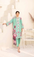 1.25m Dyed Embroidered Front 0.75m Dyed Embroidered Sleeves 1.25m Printed Back 2.5m Dyed Trouser 2.5m Printed Shawl