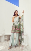 Embroidered Neckline Patch Embroidered Front Patch Digital Printed Lawn Shirt  Digital Printed Chiffon Dupatta Cambric Lawn Trousers