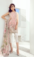 Embroidered Neckline Patch Embroidered Front Patch Digital Printed Lawn Shirt  Digital Printed Chiffon Dupatta Cambric Lawn Trousers