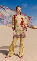Digital Printed Lawn Shirt  Embroidered Neckline Patch Embroidered Front Patch Dyed Cambric Lawn Trousers Digital Printed Chiffon Dupatta