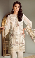 Embroidered Front Embroidered Sleeves Embroidered Sleeves Patch Embroidered Front and Back Patch Plain Back Silk Trousers Printed Tissue Silk Dupatta