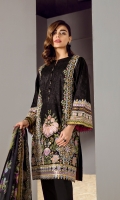 Embroidered Swiss Lawn Front Embroidered Swiss Lawn Sleeves Plain Swiss Lawn Back Embroidered Sleeves Patch Embroidered Front & Back Patch Dyed Cambric Lawn Trousers Digital Print Chiffon Dupatta