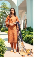 Embroidered Swiss Front (0.90 Yards)  Plain Swiss Back (0.90 Yards)  Embroidered Swiss Sleeves (0.70 Yards)  Embroidered Sleeves Patch (1.10 Yards)  Embroidered Front + Back Patch (1.80 Yards)  Digital Printed Chiffon Dupatta (2.70 Yards)  Dyed Cambric Lawn Trousers (2.70 Yards)