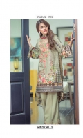 Chiffon Dupatta: 2.5 M Cambric Front Printed: 1.1 M Cambric Back Printed: 1.1 M Cambric Sleeves Printed: 0.6 M Cambric Dyed Pants: 2.5 M Embroidered Pant Border: 1.0 M Embroidered Neckline Chiffon Dupatta: 2.5 M Cambric Front Printed: 1.1 M Cambric Back Printed: 1.1 M Cambric Sleeves Printed: 0.6 M Cambric Dyed Pants: 2.5 M Embroidered Pant Border: 1.0 M Embroidered Neckline