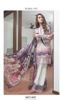 Chiffon Dupatta: 2.5 M Cambric Front Printed: 1.1 M Cambric Back Printed: 1.1 M Cambric Sleeves Printed: 0.6 M Cambric Dyed Pants: 2.5 M Embroidered Front Border: 0.7 M Embroidered Pant Border: 1.0 M Embroidered Neckline Patti: 0.9 M Chiffon Dupatta: 2.5 M Cambric Front Printed: 1.1 M Cambric Back Printed: 1.1 M Cambric Sleeves Printed: 0.6 M Cambric Dyed Pants: 2.5 M Embroidered Front Border: 0.7 M Embroidered Pant Border: 1.0 M Embroidered Neckline Patti: 0.9 M