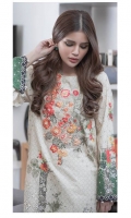 Cambric Front Printed: 1.1 M Cambric Back Printed: 1.1 M Cambric Sleeves Printed: 0.6 M Cambric Dyed Pants: 2.5 M Embroidered Neckline Cambric Front Printed: 1.1 M Cambric Back Printed: 1.1 M Cambric Sleeves Printed: 0.6 M Cambric Dyed Pants: 2.5 M Embroidered Neckline