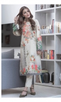 Cambric Front Printed: 1.1 M Cambric Back Printed: 1.1 M Cambric Sleeves Printed: 0.6 M Cambric Dyed Pants: 2.5 M Embroidered Neckline Cambric Front Printed: 1.1 M Cambric Back Printed: 1.1 M Cambric Sleeves Printed: 0.6 M Cambric Dyed Pants: 2.5 M Embroidered Neckline