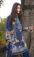 Chiffon Dupatta Printed: 2.5 M Khaddar Front Printed: 1.1 M Khaddar Back Printed: 1.1 M Khaddar Sleeves Printed: 0.6 M Khaddar Dyed Pants: 2.5 M Embroidered Neckline Patti: 0.9 M Embroidered Front Motif: 1 Pc Chiffon Dupatta Printed: 2.5 M Khaddar Front Printed: 1.1 M Khaddar Back Printed: 1.1 M Khaddar Sleeves Printed: 0.6 M Khaddar Dyed Pants: 2.5 M Embroidered Neckline Patti: 0.9 M Embroidered Front Motif: 1 Pc