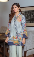 Khaddar Front Printed: 1.1 M Khaddar Back Printed: 1.1 M Khaddar Sleeves Printed: 0.6 M Khaddar Dyed Pants: 2.5 M Embroidered Neckline Patti: 0.8 M Embroidered Neckline Motif: 1 Pc