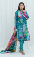 2.9 Mtrs Printed Lawn Shirt 2.5 Mtrs Printed Lawn Dupatta 2.5 Mtrs Printed Pants