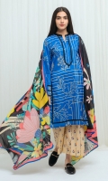 2.9 Mtrs Printed Lawn Shirt 2.5 Mtrs Printed Lawn Dupatta 2.5 Mtrs Printed Pants