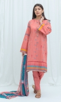 2.9 Mtrs Printed Lawn Shirt 2.5 Mtrs Printed Blended Chiffon Dupatta