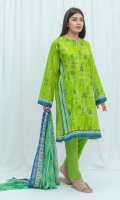 2.9 Mtrs Printed Lawn Shirt 2.5 Mtrs Printed Blended Chiffon Dupatta