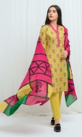 2.5 Mtrs Printed Lawn Shirt 2.5 Mtrs Printed Lawn Dupatta