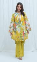 Digital Printed Lawn Shirt 1.65M ( Length ) * 1.5M ( Width )