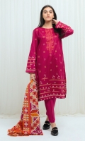 2.5 Mtrs Printed Lawn Shirt 2.5 Mtrs Printed Lawn Dupatta