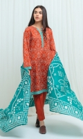 2.9 Mtrs Printed Lawn Shirt 2.5 Mtrs Printed Lawn Dupatta