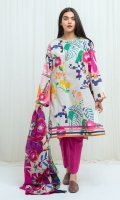 2.9 Mtrs Printed Lawn Shirt 2.5 Mtrs Printed Lawn Dupatta