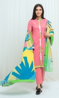 2.9 Mtrs Printed Lawn Shirt 2.5 Mtrs Printed Lawn Dupatta