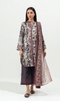 2.9 Mtrs Printed Lawn Shirt 2.5 Mtrs Printed Blended Chiffon Dupatta