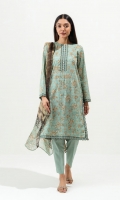 2.9 Mtrs Printed Lawn Shirt 2.5 Mtrs Printed Blended Chiffon Dupatta