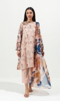 2.9 Mtrs Printed Lawn Shirt 2.5 Mtrs Printed Blended Chiffon Dupatta