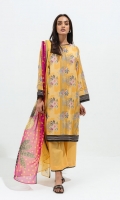 2.9 Mtrs Printed Lawn Shirt 2.5 Mtrs Printed Blended Chiffon Dupatta