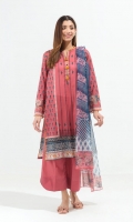 2.9 Mtrs Printed Lawn Shirt 2.5 Mtrs Printed Blended Chiffon Dupatta