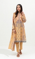 2.9 Mtrs Printed Lawn Shirt 2.5 Mtrs Printed Lawn Dupatta